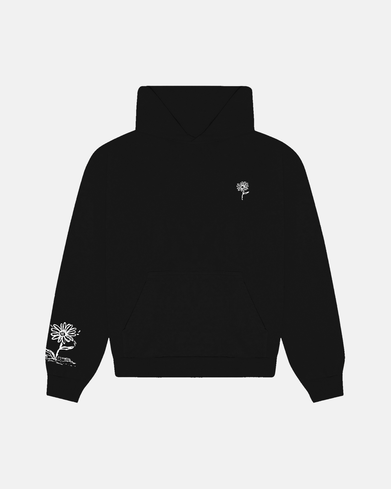 Sunflower Black Hoodie