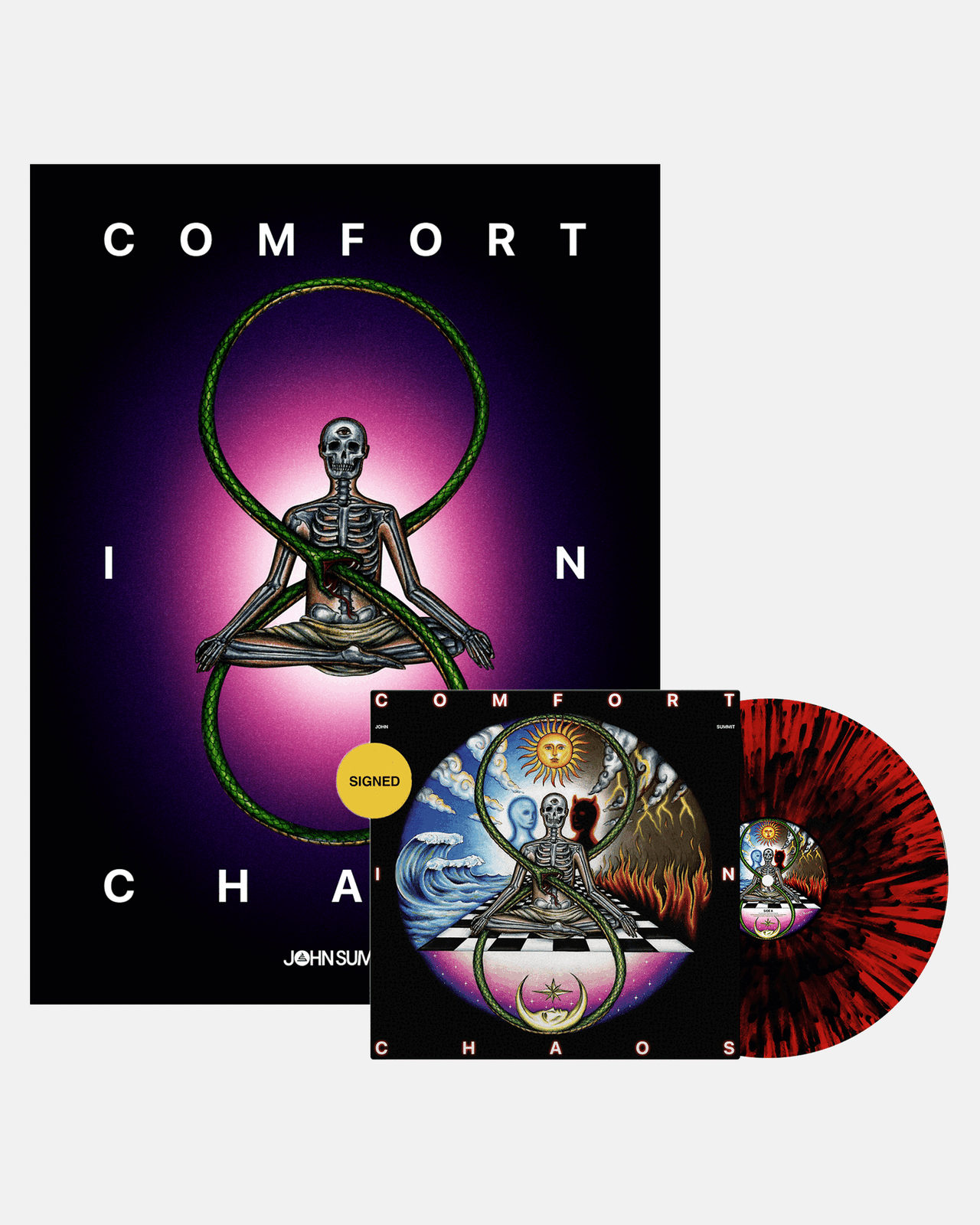 Comfort In Chaos Signed Vinyl Bundle