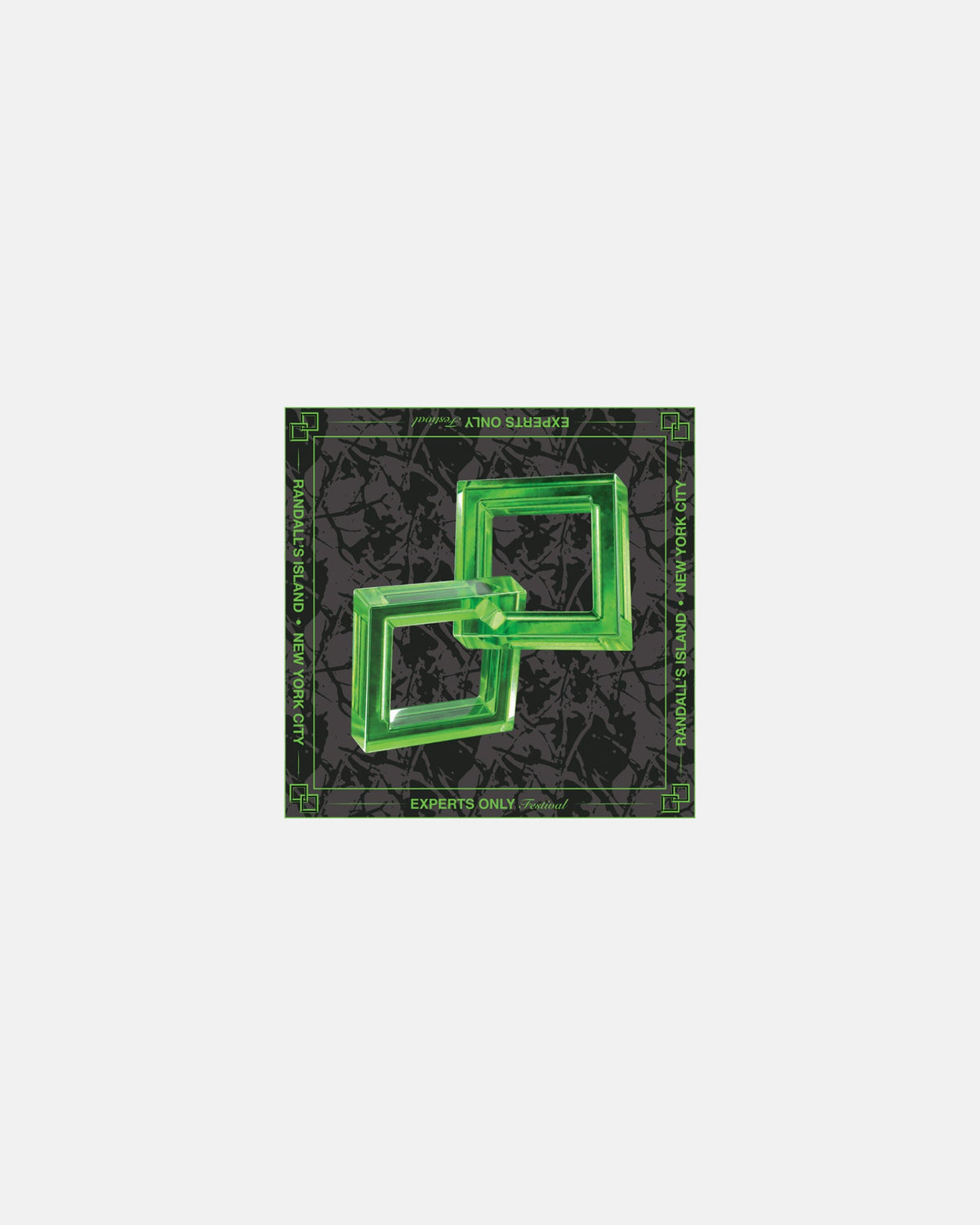EO Fest '26 Black Silk Scarf