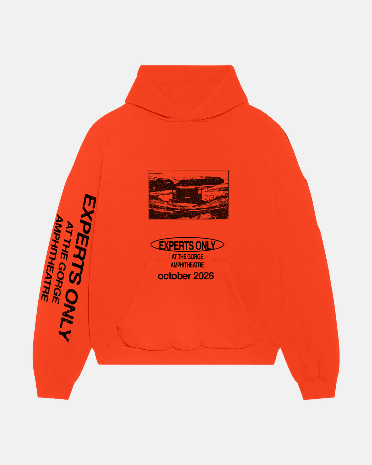EO Gorge Orange Hoodie