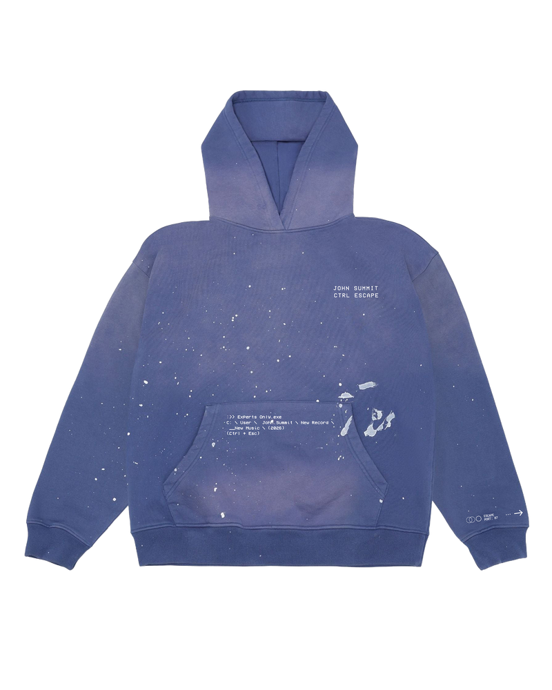 CTRL ESCAPE Paint Splatter Hoodie