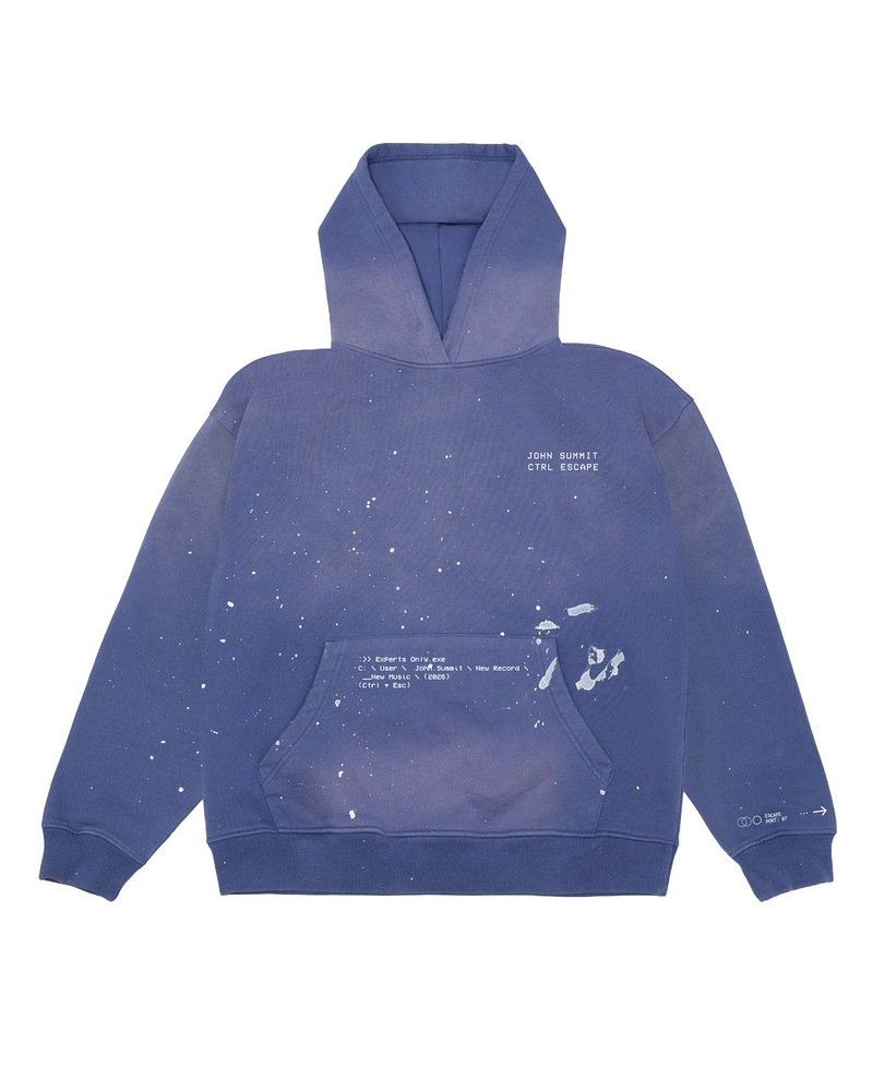 CTRL ESCAPE Paint Splatter Hoodie