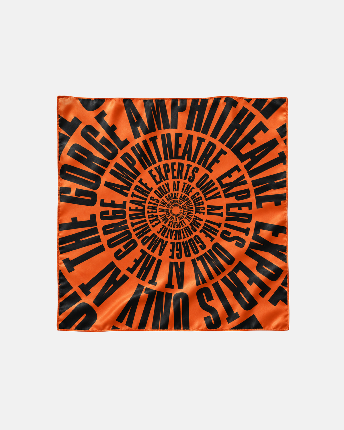 EO Gorge Black & Orange Bandana